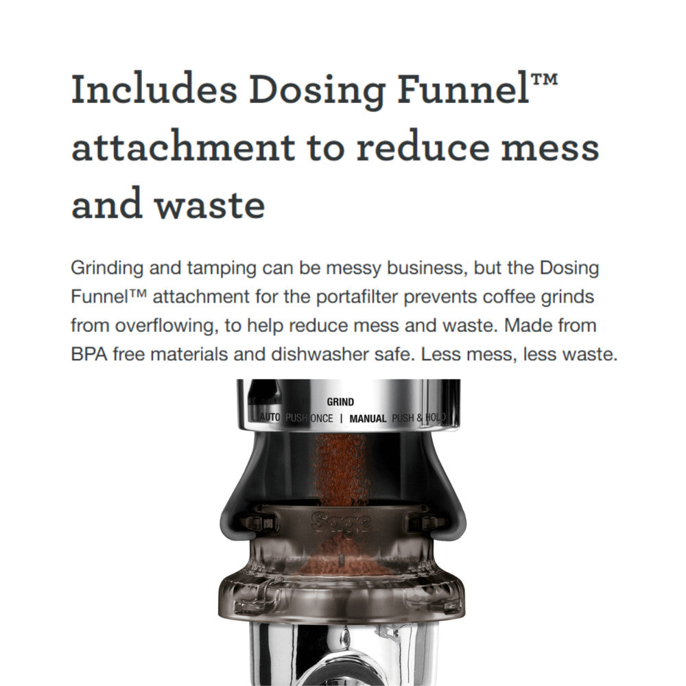 Sage the Barista Express SES875 espresso aparatas – sidabrinis