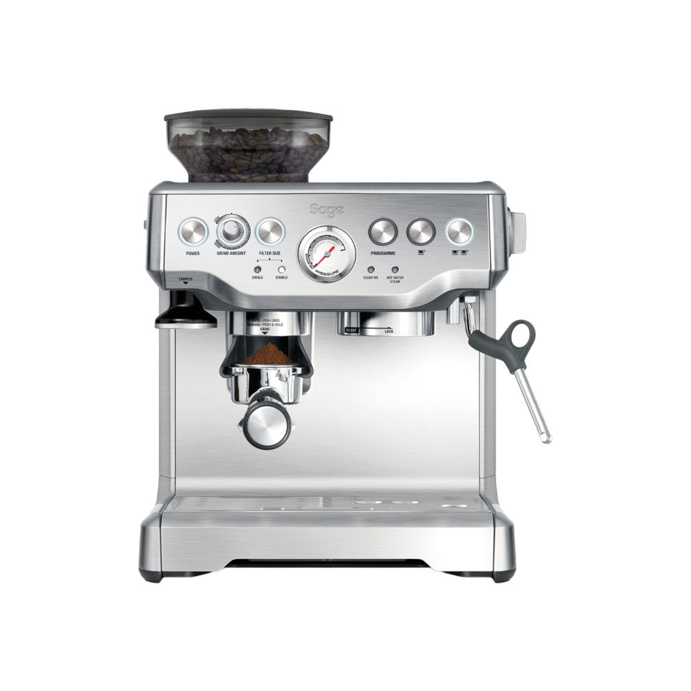 Sage the Barista Express SES875 espresso aparatas – sidabrinis