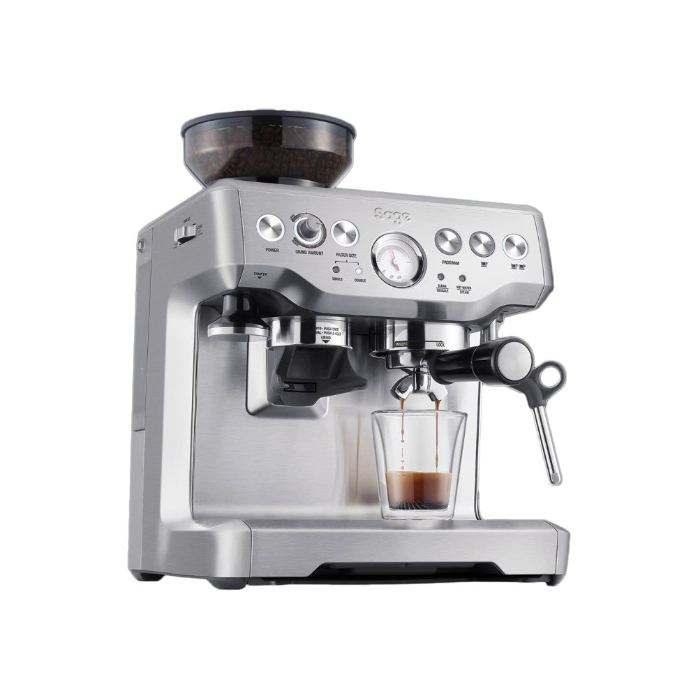 Sage the Barista Express SES875 espresso aparatas – sidabrinis