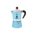 Bialetti Moka Rainbow 3-cup Light Blue