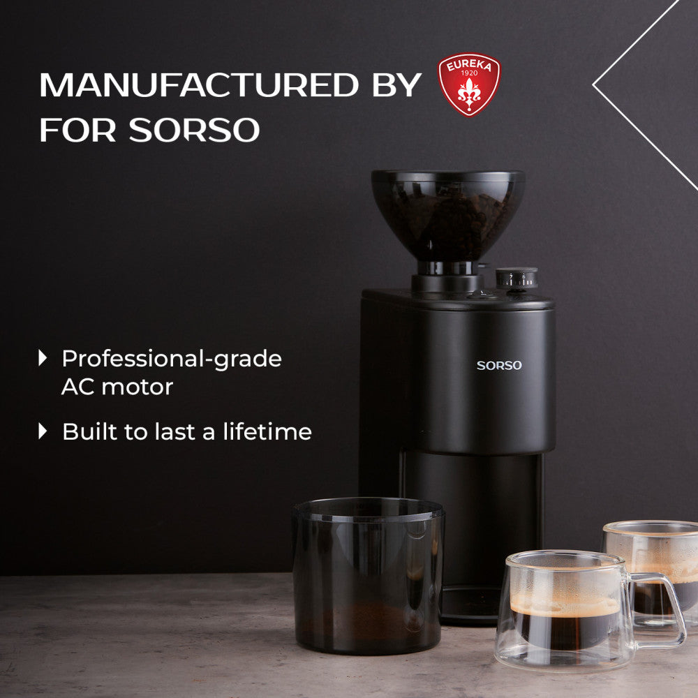 SORSO Brew & Espresso elektrinė kavamalė – juoda