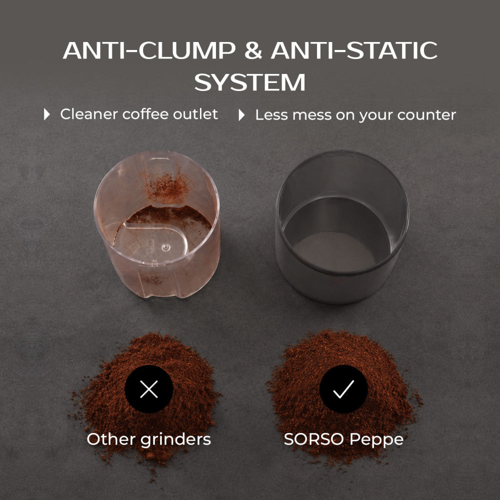 SORSO Brew & Espresso elektrinė kavamalė – juoda
